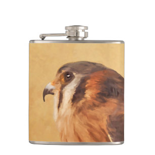 Cantil Pintura em Kestrel Americano - Arte original sobre