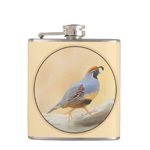 Cantil Pintura em Quail de Gambrel — Arte original sobr
