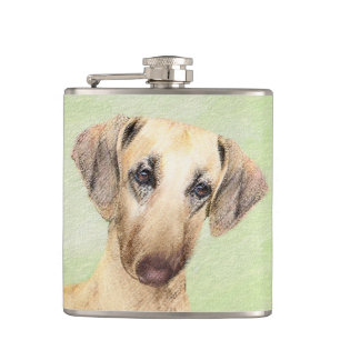 Cantil Pintura em Sloughis - Arte Cachorra Original