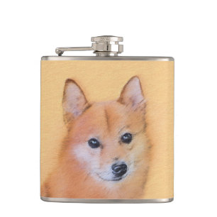 Cantil Pintura em Spitz Finlandês - Arte Cachorosa Origin