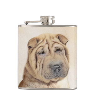 Cantil Pintura Shar Pei - Arte Cachorra Original