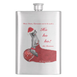 Cantil Pinup Sra. Papais noeis Natal Engraçada Piada Hip