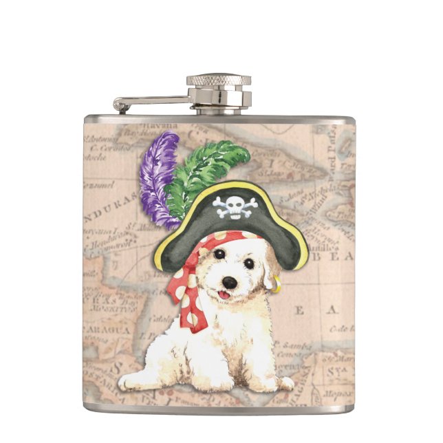 Cantil Pirata de Bichon Frise (Frente)