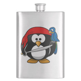 Cantil Pirate Penguin e Papagaio