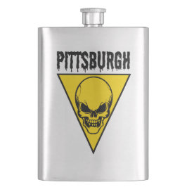Cantil Pittsburgh Skull Flask Classic