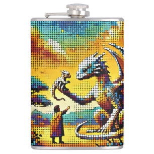 Cantil pixelated image of a dragon trainer
