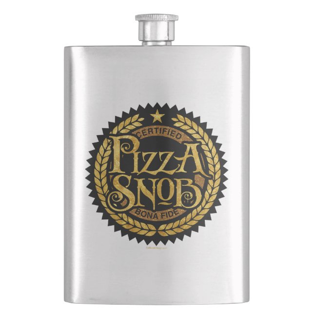 Cantil Pizza Snob - amante de pizza engraçado (Frente)