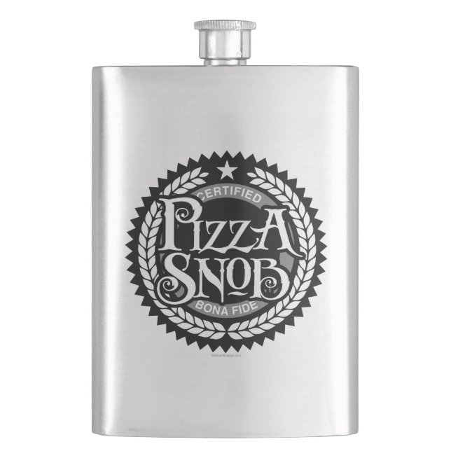 Cantil Pizza Snob - amante de pizza engraçado (Frente)