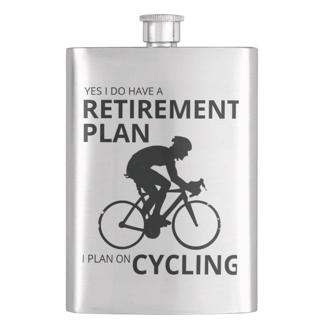 Cantil Planejo andar de bicicleta quando me aposentar (Frente)