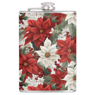 Cantil Poinsettia de Natal – Design Floral de Feriado