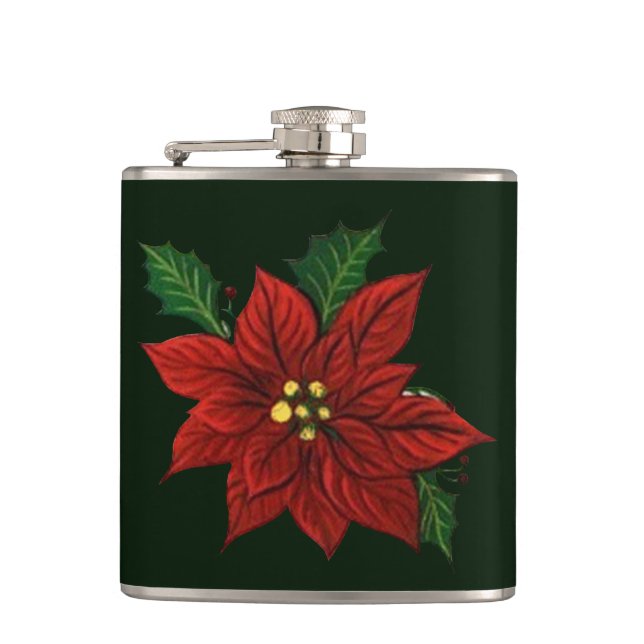 Cantil Poinsettia Flask (Frente)