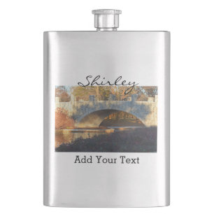 Cantil Ponte pintada no por do sol por Shirley Taylor