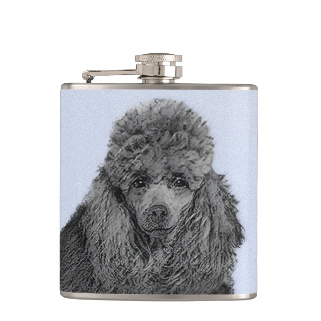Cantil Poodle Painting Miniature Toy Black (Frente)