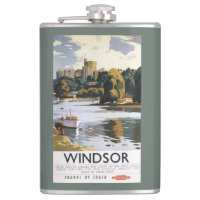 Poster britânico de Tamisa do castelo de Windsor