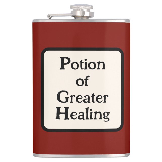 Cantil Potion of Healing Vinyl Wrapped Flask (Frente)