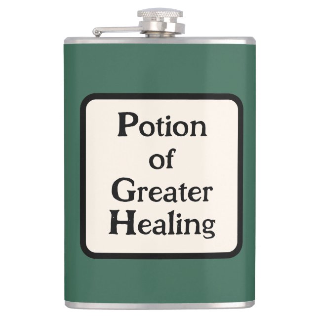 Cantil Potion of Healing Vinyl Wrapped Flask (Frente)