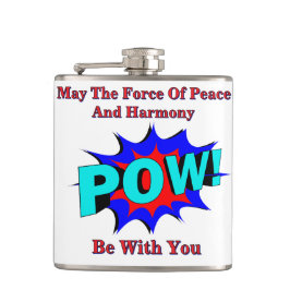 Cantil Pow! Frasco Molhado de Vinil para Paz e Harmonia