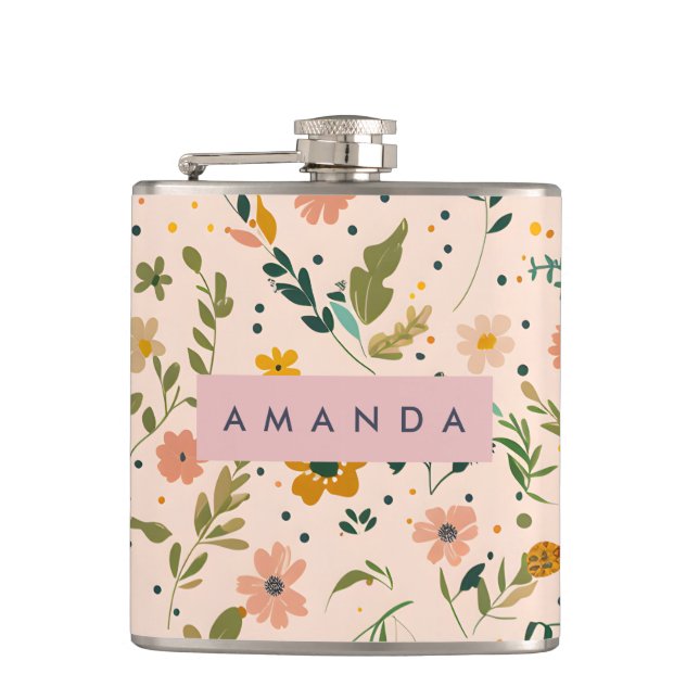 Cantil Prado de Flores Silvestres Caprichosas Personaliza (Frente)