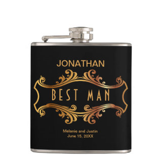 Cantil Prefeito Dourado Real Crest Frame do Melhor Homem