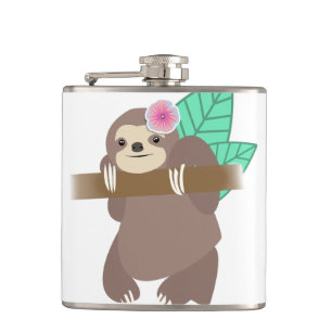 Cantil Preguiça com ilustração de Digitas da flor