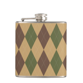Cantil Preppy Argyle Khaki Army Green Brown Personalized