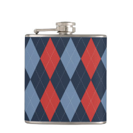 Cantil Preppy Argyle Navy Red Smoke Blue Personalized