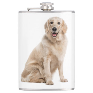 Cantil Presente de Cachorro Fofo Retriever Dourado