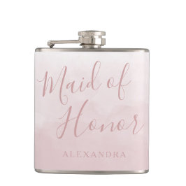 Cantil Presente de Dama de Honra de Casamento Rosa Pink B