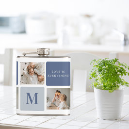 Cantil Presente de Dia de os pais Feliz Azul e Foto de Co