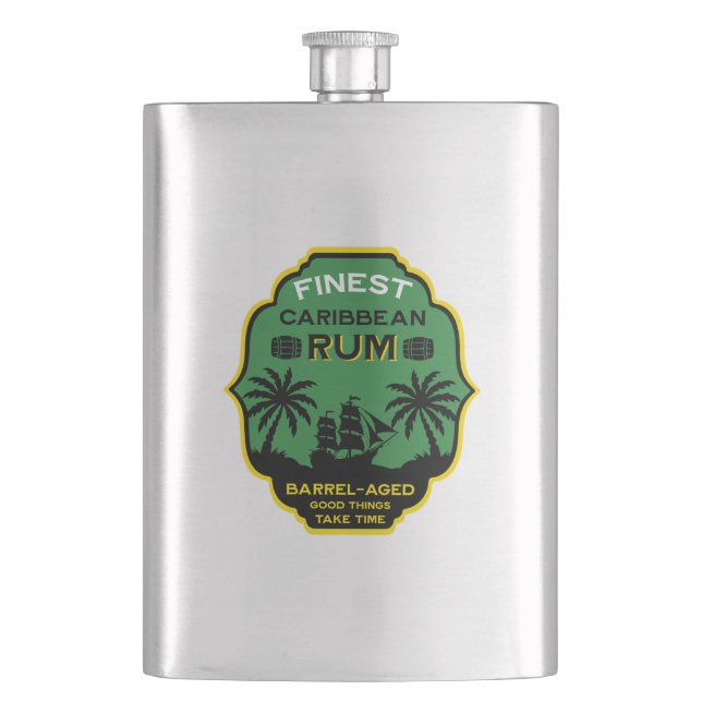 Cantil Presente de Rum de Caribe (Frente)