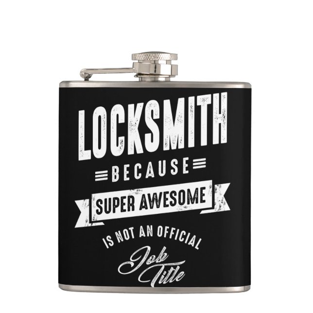 Cantil Presente de Título de Trabalho do Locksmith (Frente)