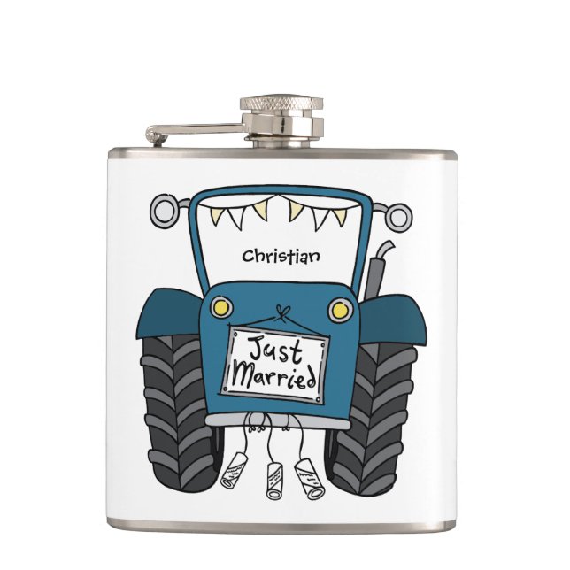 Cantil Presente Personalizado de Casamento no Campo com T (Frente)