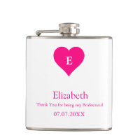 Presente Personalizado de Coração Cor-de-Rosa Brid