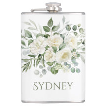 Presente Personalizado de Floral Branco para Damas