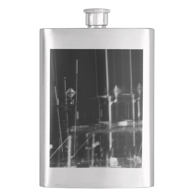 Cantil preto e branco foto abstracto (Frente)