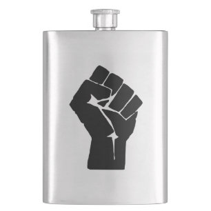 Cantil Punho Negro Erguido - Protesto de Resistência