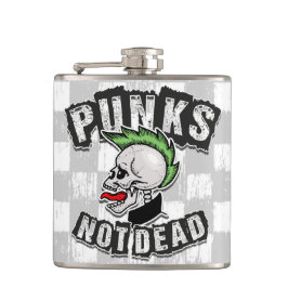 Cantil Punks Não Morreu Caveira Mohawk Punk Rock Rocker