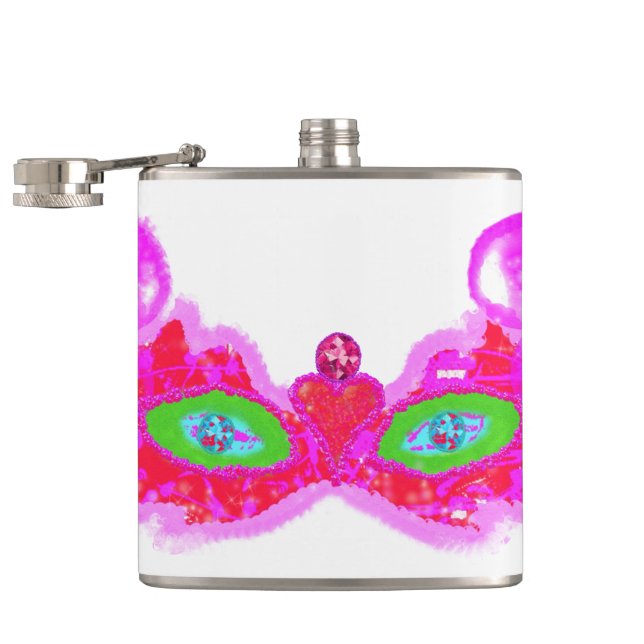 Cantil Purim פּוּרִים Esther's mask heart crown (Aberto)