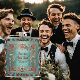 Cantil Quadro Elegante de Turquesa de Cobre Personalizáve