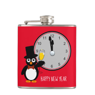 Cantil Quando O Relógio Atinge Doze Frascos De Vinilo