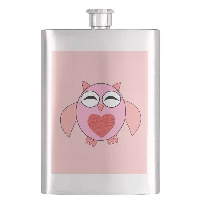 Cantil Quedas de Coração de Amor Rosa (Frente)