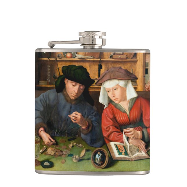 Cantil Quentin Matsys - O Moneylender e sua esposa (Frente)