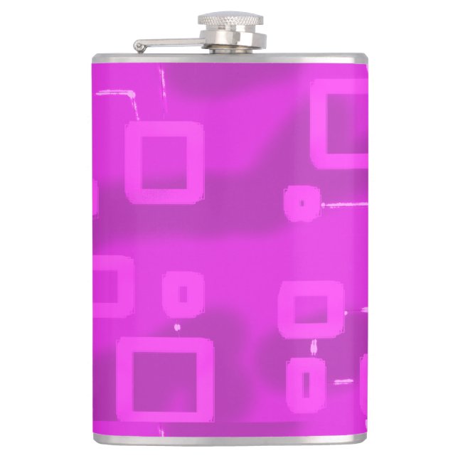 Cantil Quic Futurística Geométrica Rosa (Frente)