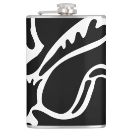 Cantil Rabiscos Abstratos Preto e branco 4 de 8