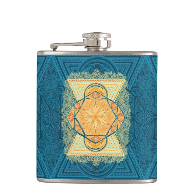 Cantil Radiante e sagrada Geometria Mandala (Frente)