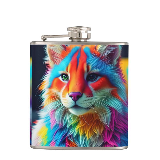 Cantil Rainbow Colour Furry Cat-68587 (Frente)