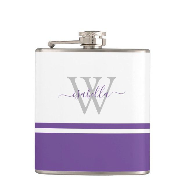 Cantil Raly Modern Trendy Monograma - Script Purple (Frente)