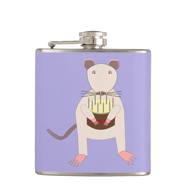 Cantil Rato Siamês com Bolo de Aniversário (Frente)