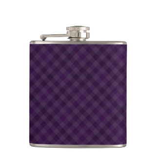 Cantil Real roxo na xadrez - garrafa feita sob encomenda