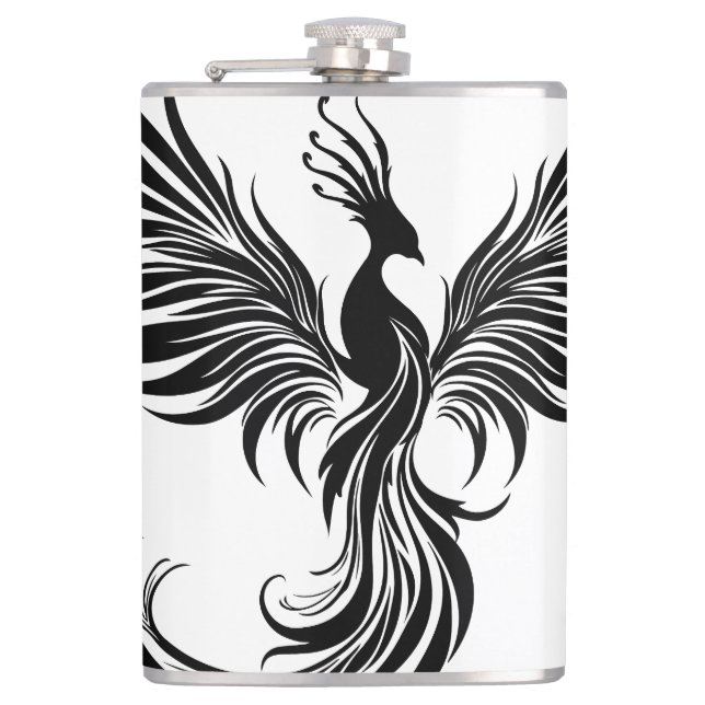 Cantil Rebel Flame - Phoenix Vinyl Flask (Frente)